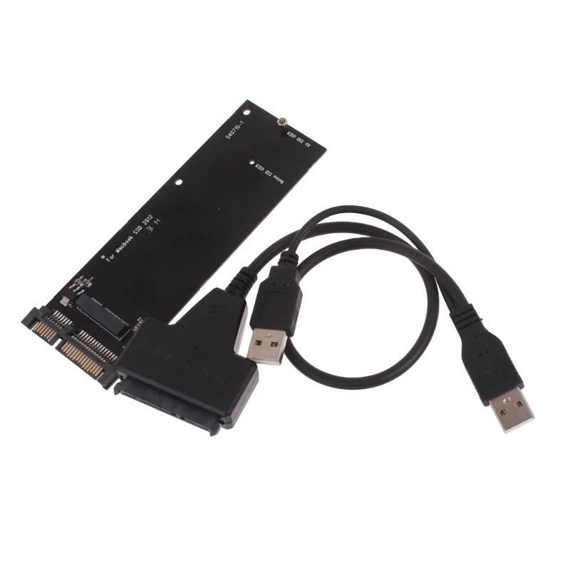A1466  7 + 17   A1465 A1398 A1425 2012 SSD-2.5 22Pin ȯ ī (USB ̺ )